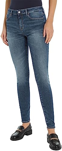 Tommy Hilfiger Damskie spodnie jeansowe Th Flex Como Skinny Rw Sau, Sau, 34W / 30L