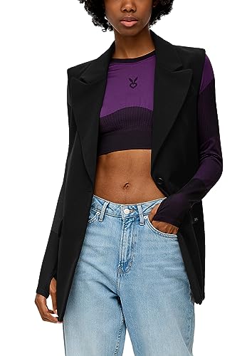 Q/S by s.Oliver Kamizelka damska, szary/czarny, 38