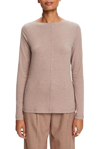 ESPRIT T-shirt damski, 260/Light Taupe, XL