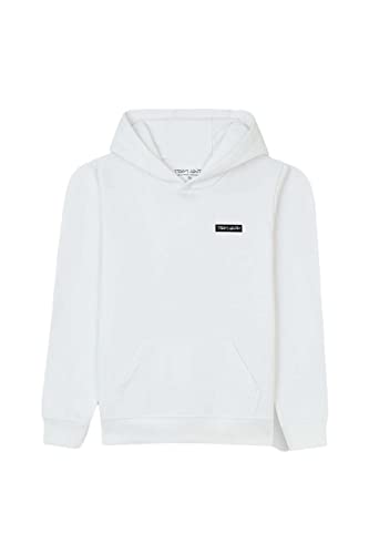 Teddy Smith Chłopięca bluza z kapturem S-nark z kapturem, Blanc, 18 Lat