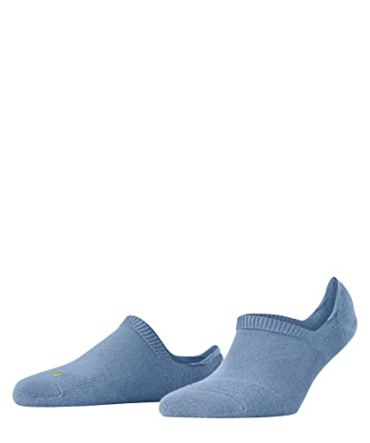 FALKE Cool Kick niewidoczne damskie oddychające skarpety szybkoschnące, białe, czarne plus kolory sportowe ochraniacze na stopy z wysokim dekoltem, z kręconymi podeszwami 1 para, Niebieski (Azur