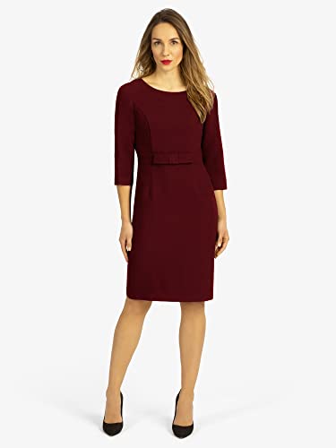 ApartFashion Damska sukienka etui, bordowa, normalna