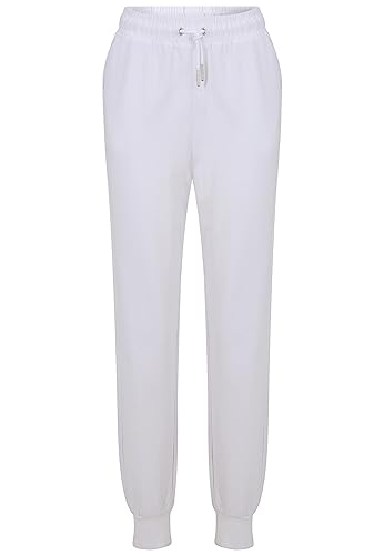 FILA Damskie spodnie rekreacyjne Balimo z wysokim stanem, jasnobiałe, M, Bright White, M