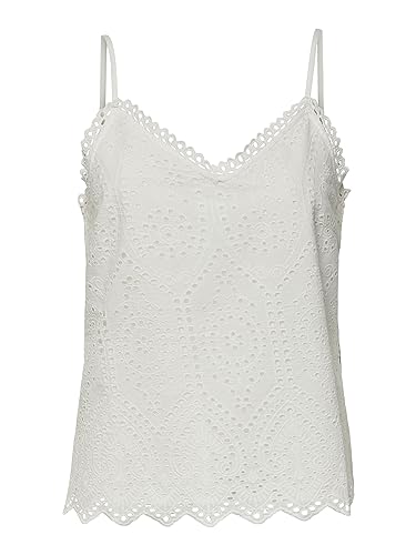 YAS Damski top Yasholi Singlet S. Noos, Star White, M