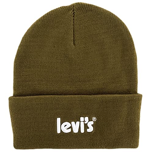 Levi's Kids LAN plakat logo czapka beanie czapka, ciemnooliwkowa, 8/20