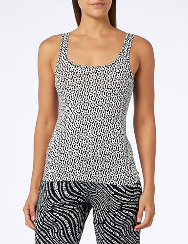 BOSS Damska kamizelka Twin Design, Open White123, M