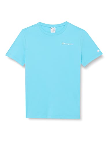 Champion Damska koszulka Legacy American Classics małe logo regularna S/S koszulka, błękitna, S
