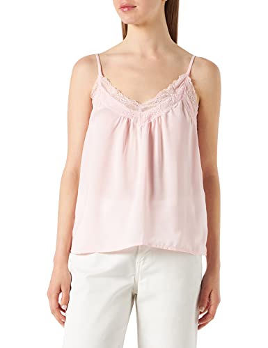 Vero Moda Damska kamizelka Vmamy z koronką, Różowy parfait, S