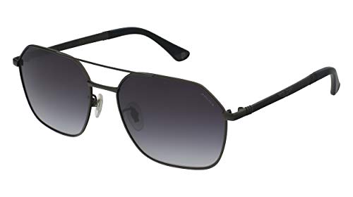 Police Okulary przeciwsłoneczne unisex, matowy gun metal, 58