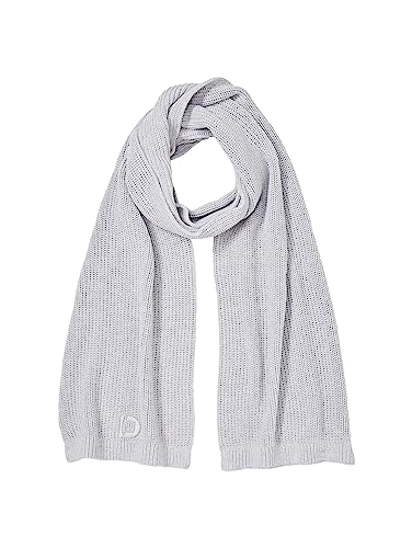 TOM TAILOR Denim Męski szalik z dzianiny Basic, 15398-Light Stone Grey Melange, jeden rozmiar