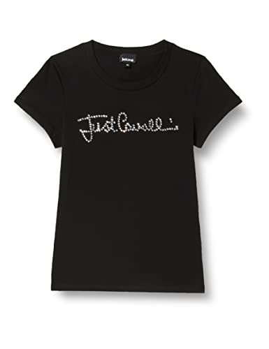Just Cavalli T-shirt damski, czarny, rozmiar XL (DE)