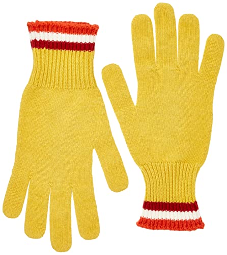 United Colors of Benetton Damskie rękawiczki z dzianiny 1235eg003 rękawiczki i uchwyty, żółte 846, jeden rozmiar
