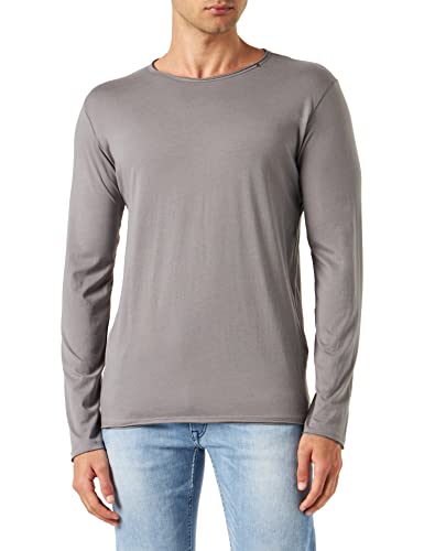 Replay Męski T-shirt M3592, szary (Steel Grey), 3XL, 319 Steel Grey, 3XL