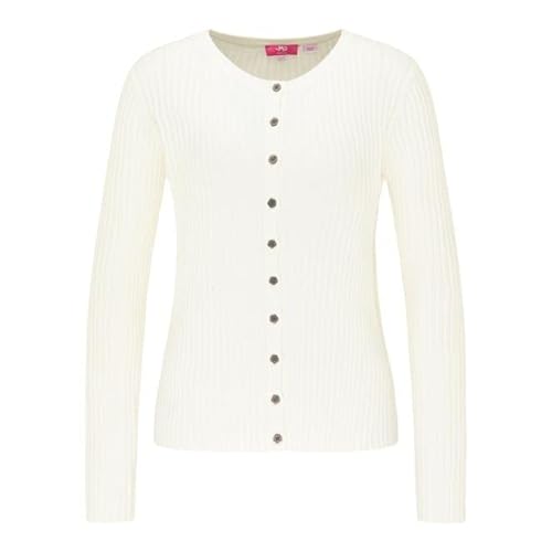 myMo ESSENTIALS Damski kardigan, wełniany biały, XS/S, biały (wollweiss), XS-S