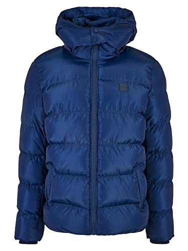 Urban Classics Męska kurtka buforowa z kapturem, niebieski (Kosmiczny Błękit), 4XL