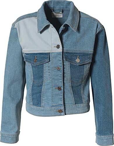 s.Oliver Junior Girl's kurtka z długim rękawem, jasnoniebieski stretch, 140