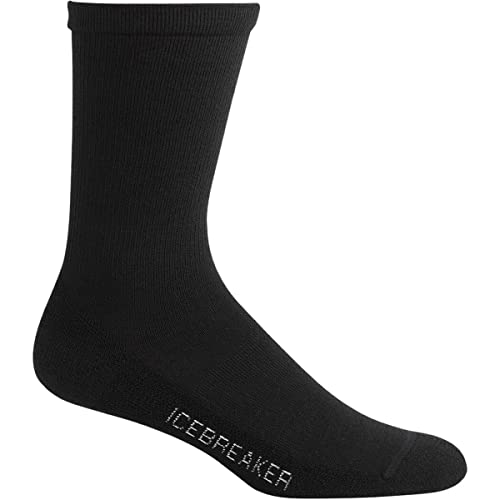 Icebreaker Damskie skarpety Lifestyle Light Crew - Jet Heather/Twister Heather/Blizzard Heather