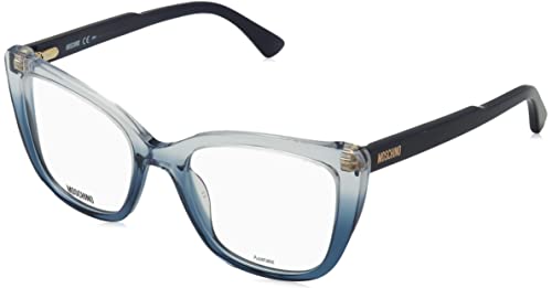 MOSCHINO MOS603 Okulary, Kryształowy Niebieski, 52 damskie, Kryształ Blue, 52