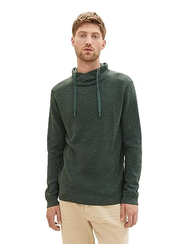 TOM TAILOR sweter męski, 32748 - Green Dust Twotone Grindle, S