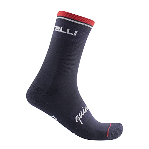 CASTELLI Piętnaście Soft Merino Sock Skarpety, Ciemnoniebieskie, S Mieszane, Dark Blue, Small