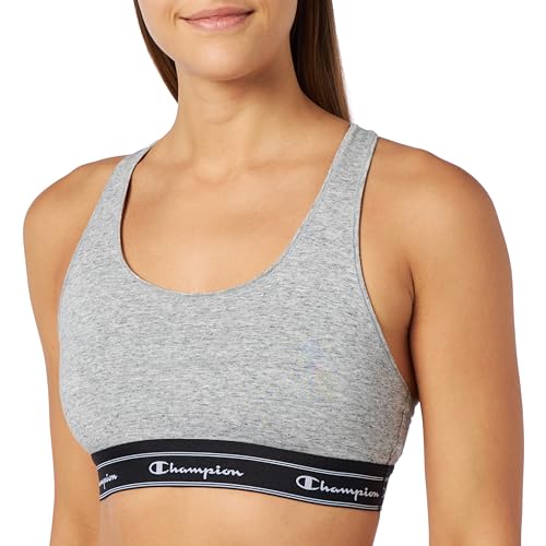 Champion Elastic Tape Script Logo Biustonosz Damski, Grigio, M