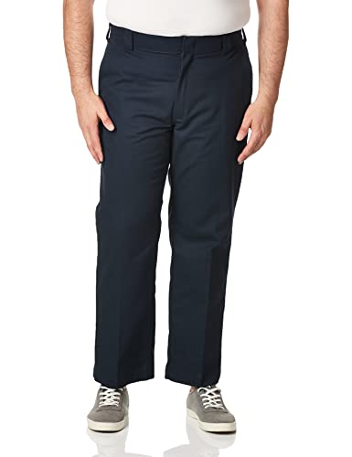 Dickies - Spodnie męskie, nowe spodnie chinosy, technologia Action Flex, granatowe, Ciemnogranatowy, 32W / 40L