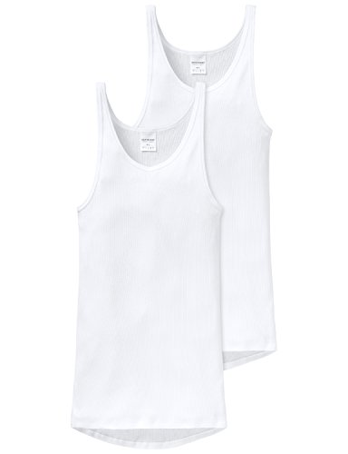Schiesser Męska kurtka sportowa (2 sztuki), Biały (100-Weiss), 4XL