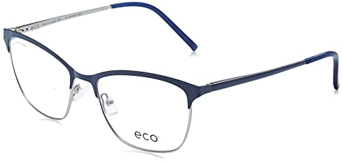 MODO & ECO Damskie fioletowe okulary przeciwsłoneczne, granatowe/srebrne, 62, granatowy/srebrny.