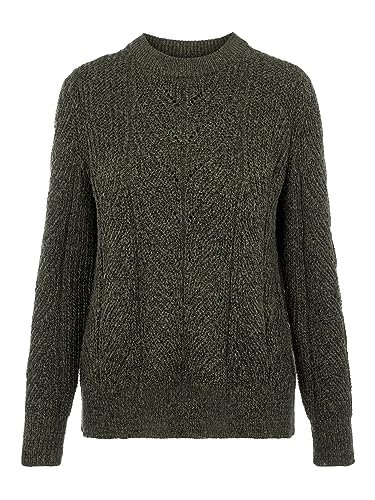 Object Damski sweter z dzianiny z długim rękawem, FOREST NIGHT, S