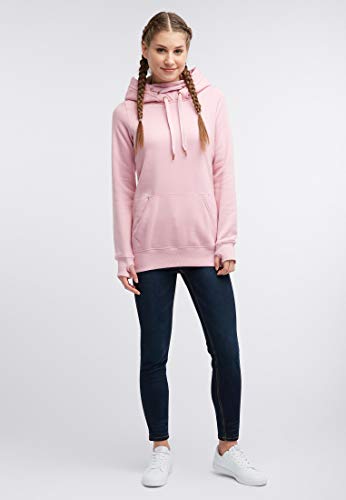 ocy Damska bluza z kapturem 82733570, czerwona sorbetowa, L, Sorbetowy czerwony, L