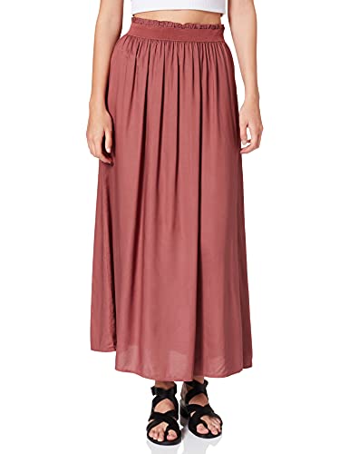 ONLY Damska spódnica Onlvenedig Life Long Skirt WVN Noos, Ró?owo-br?zowy, XL