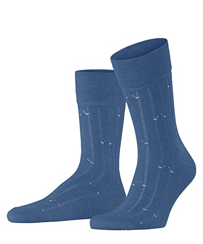 FALKE Mężczyźni Skarpety Sensitive Agender M SO Len Bawełna bezuciskowe 1 Para, Niebieski (Sky Blue 6868), 41-42