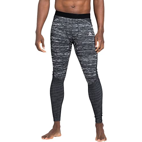 Odlo Męskie legginsy Blackcomb Eco, Black - Space Dye, XXL