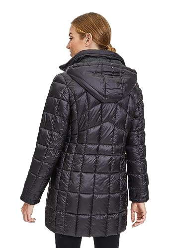 Gil Bret Damska kurtka pikowana sztuczny puch, 9042 Jet Black, 46