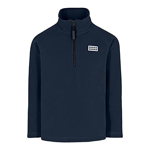 Lego Wear Polarowa Kurtka Chłopięca z Zamkiem Błyskawicznym, Ciemnogranatowa, 92