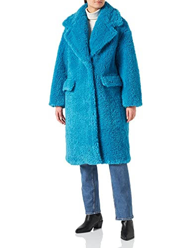 United Colors of Benetton Damski płaszcz 2eyhdn00r błękitny 3 m0, S