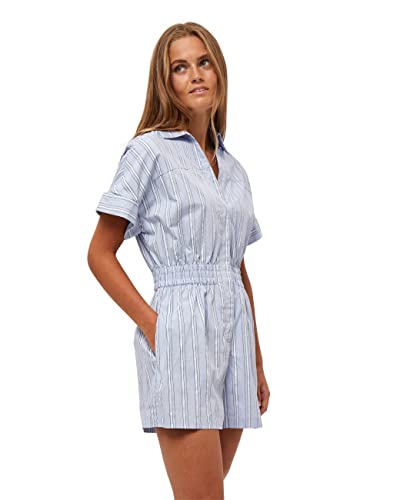 Minus Damski kombinezon Lesia, 9421S niebieski pasek, 38