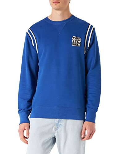 GANT Koszulka męska, College Blue., M