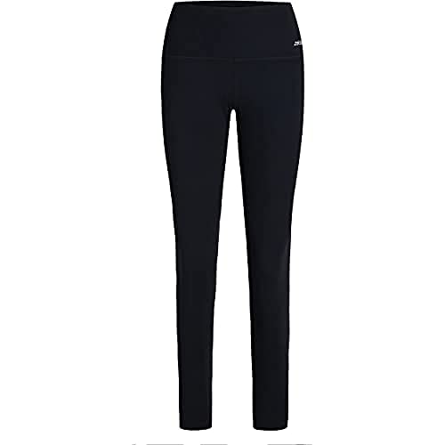 ZEBDIA Damskie legginsy sportowe, czarne