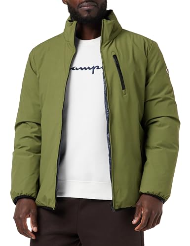 Champion Legacy Outdoor-Stretch Nylon Reversible Kurtka Mężczyźni, Verde Olivo/Blu Marino, XXL