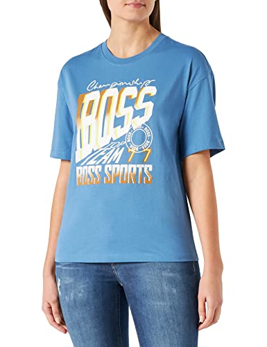 BOSS Damska koszulka sportowa C_evarsy_Sport, Open Blue474, M