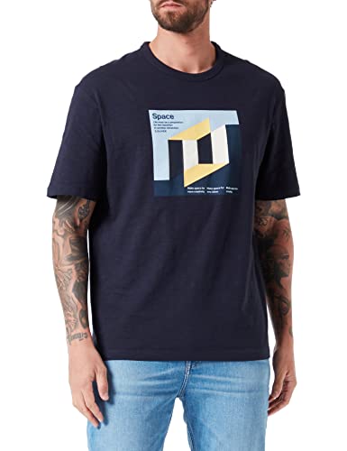 s.Oliver T-shirt męski, krótki rękaw, niebieski, XL