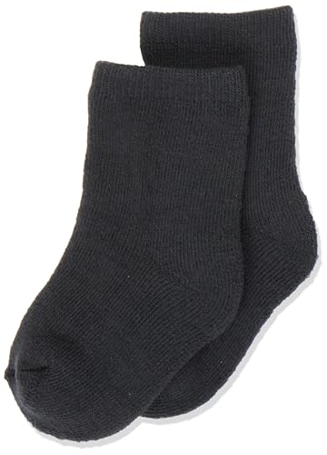 Bestseller A/S Skarpetki dla niemowląt NBMWAKSI Wool Terry XXIII, niebieski grafit, 62/68, Blue Graphite