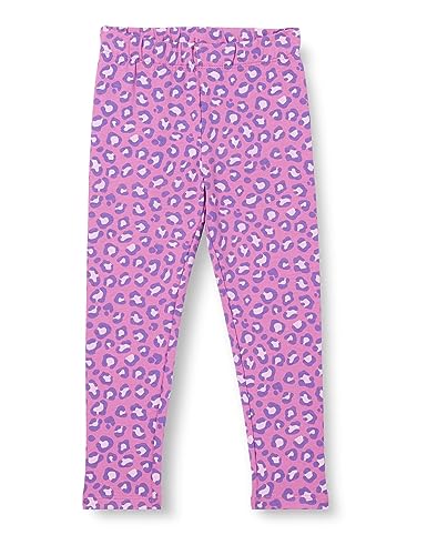 SALT AND PEPPER Dziewczęce legginsy Leo AOP, fioletowy, 116 cm