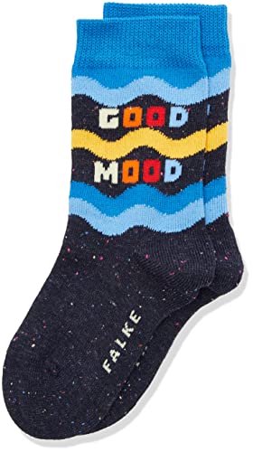 FALKE Unisex dziecięce skarpety Colourful Mind K So, niebieski (Navy Mel. 6127)., 23-26