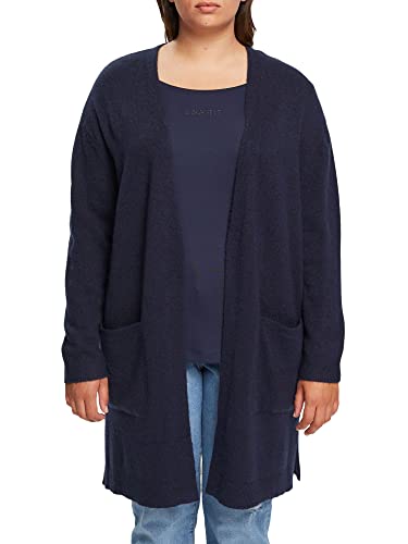 ESPRIT Damska kurtka z dzianiny 092EE1I340, 400/NAVY, 46