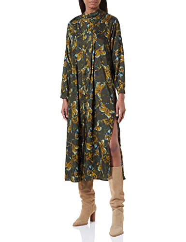 Sisley Damska sukienka 4RUNLV01W, wielokolorowa, 63L, 40 (DE)