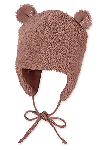 Sterntaler Inka-Mütze Bärenohr Czapka Dziecko, Kolor: różowy, 45