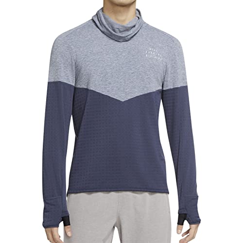 Nike Tf Run Dvn Sphr Elmnt męska koszulka z długim rękawem, kolor niebieski (Thunder Blue/Pure/Reflective S, XL