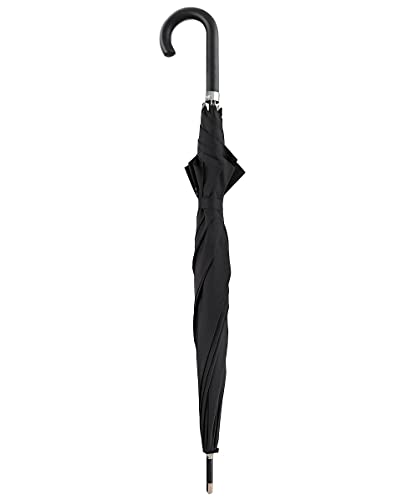 Hackett London Męski zwykły parasol UMB do chodzenia, 999 czarny, jeden rozmiar, 999czarny, Rozmiar uniwersalny